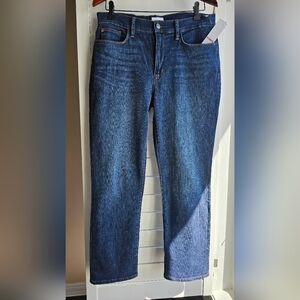 Hudson Blair Classic Dark Blue Denim Jeans Cotton Straight Leg High Rise size 29